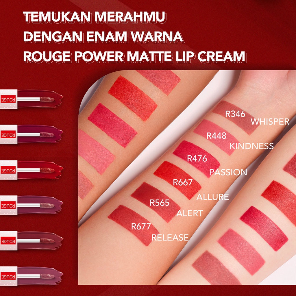 You Rouge Power Matte Lip Cream R Alert