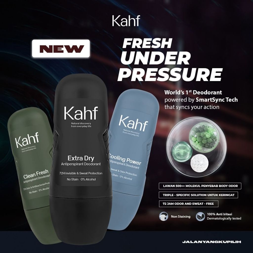 Kahf Antiperspirant Deodorant Roll On Ml Extra Dry