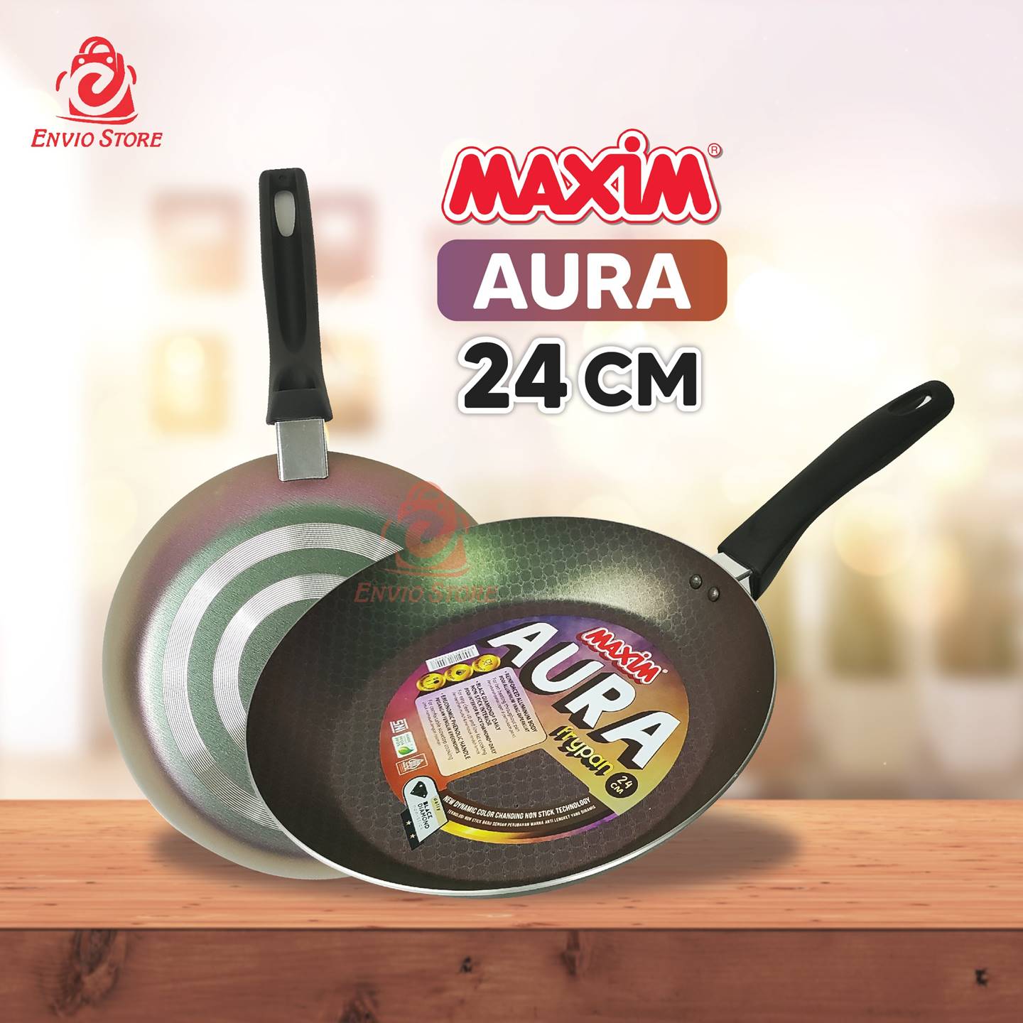 Maspion Maxim Aura Teflon Cm Frypan Non Stick