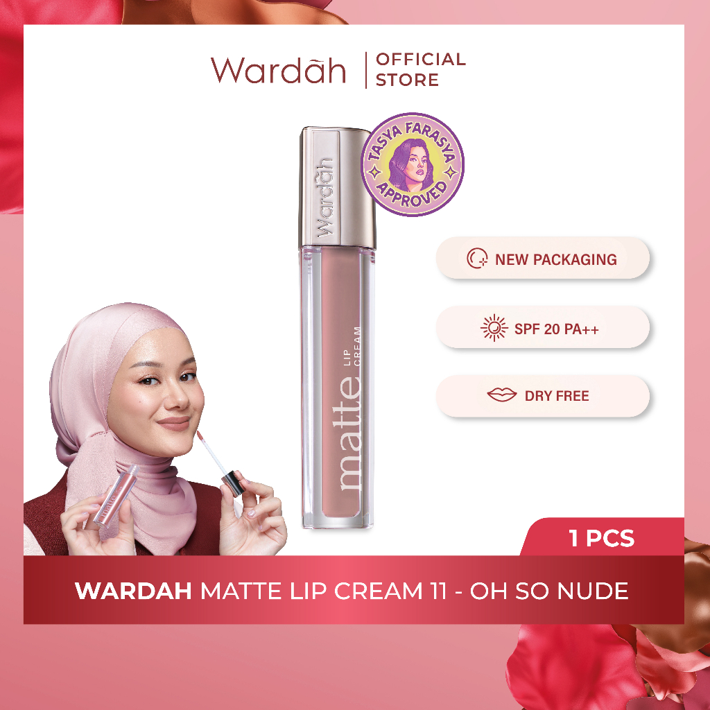 Wardah Exclusive Matte Lip Cream 11 Oh So Nude