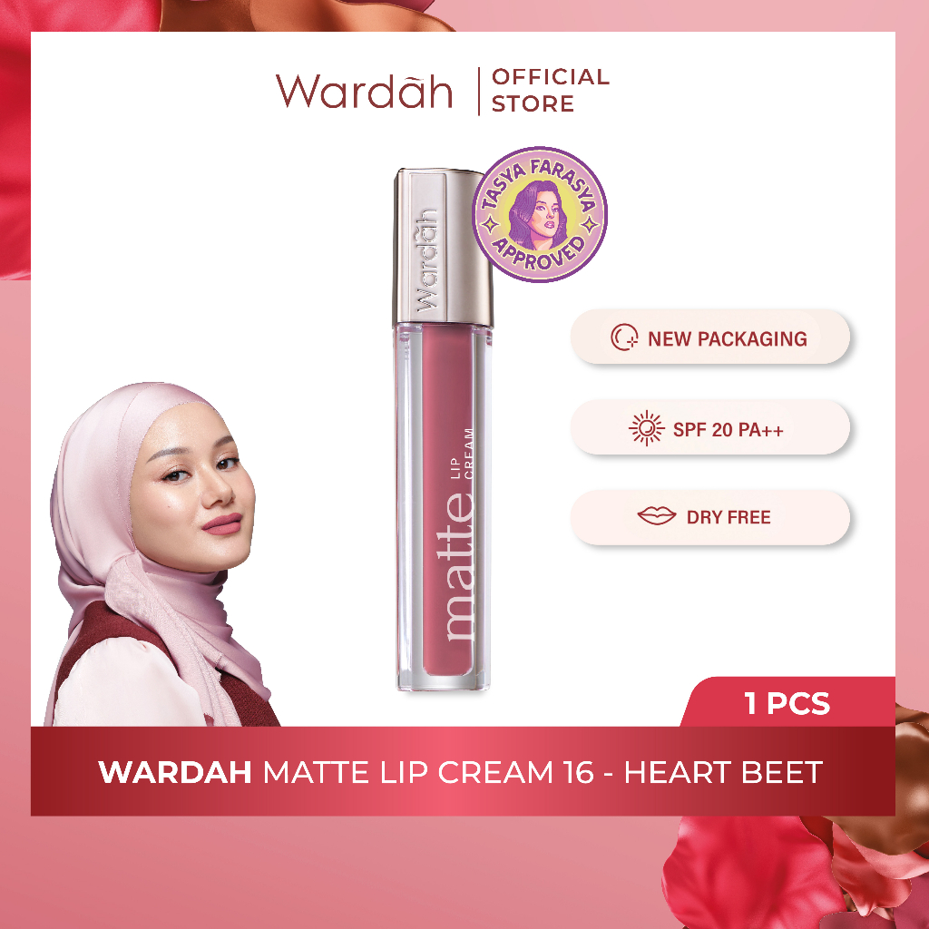 Wardah Exclusive Matte Lip Cream Heartbeet