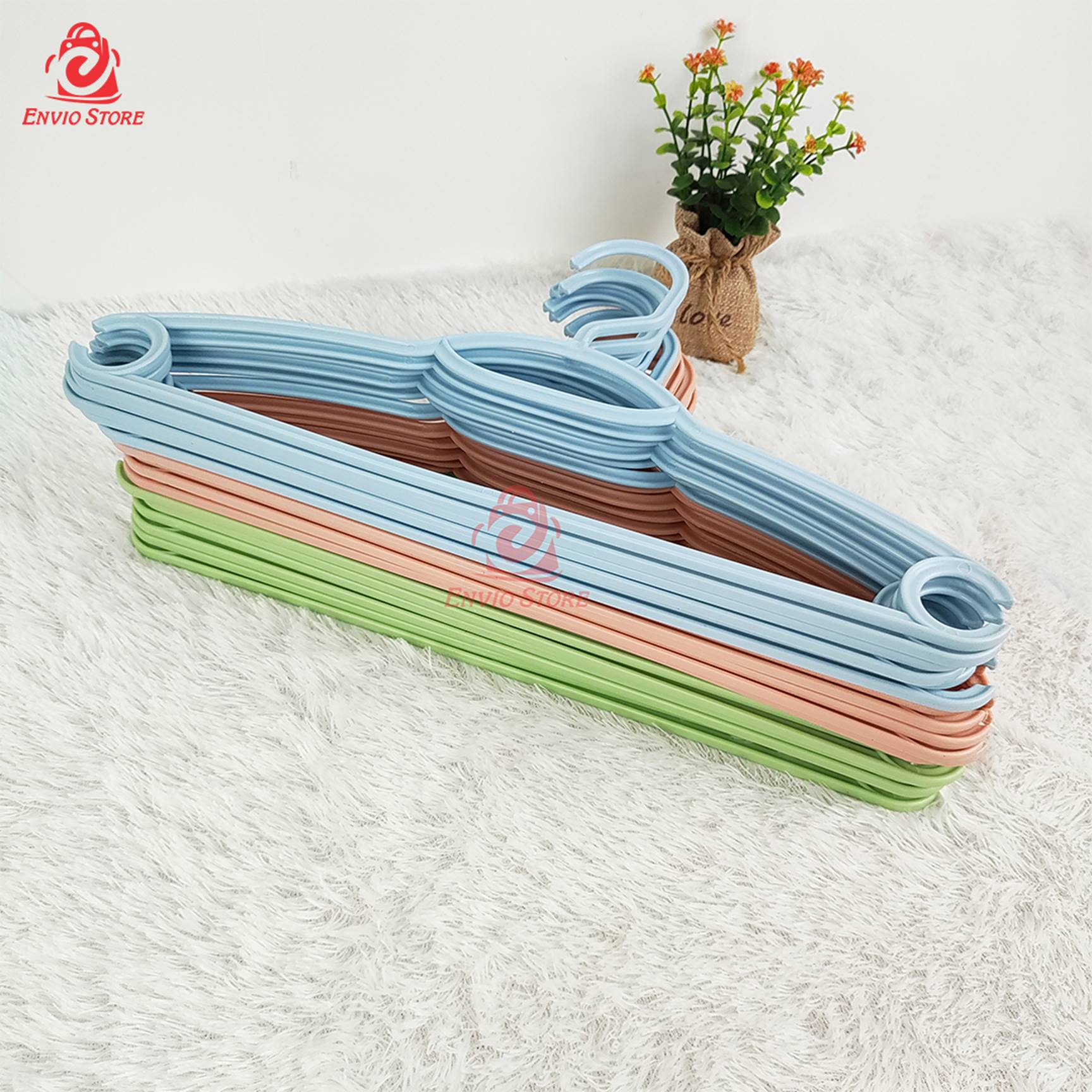 (Isi 6pcs) Hanger Baju Pastel - Gantungan Baju / Kapstok Baju