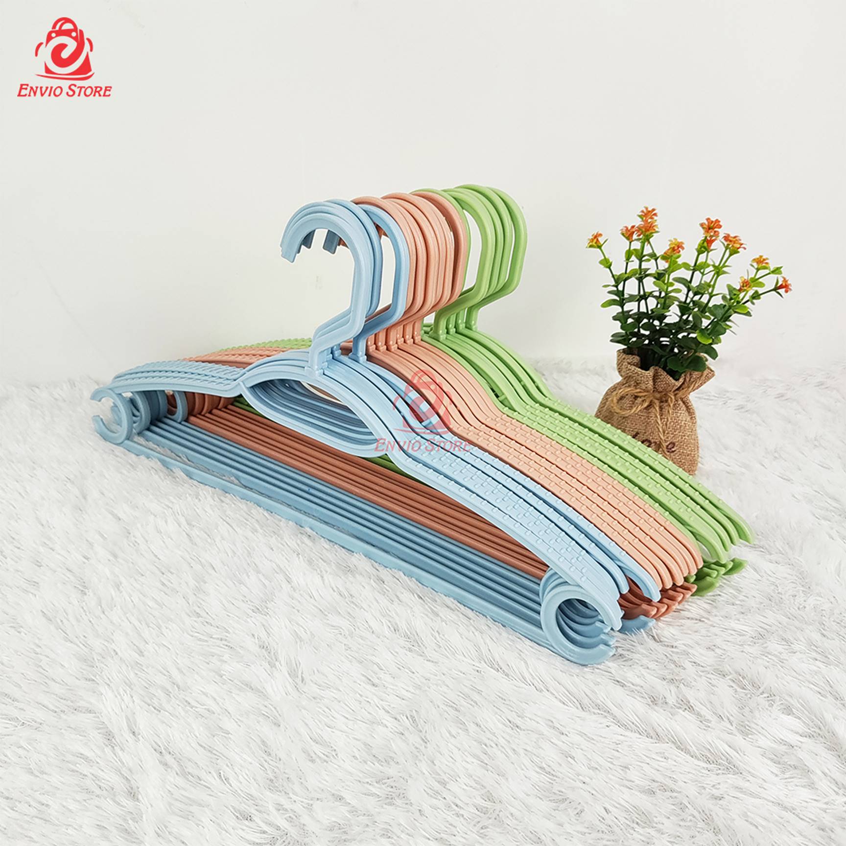 (Isi 6pcs) Hanger Baju Pastel - Gantungan Baju / Kapstok Baju