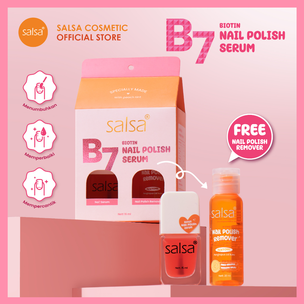 Salsa B7 Biotin Nail Polish Serum 15ml 