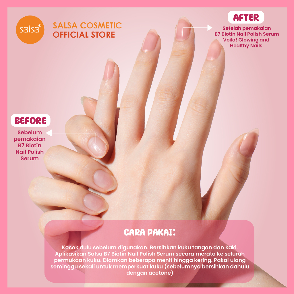 Salsa B7 Biotin Nail Polish Serum 15ml 