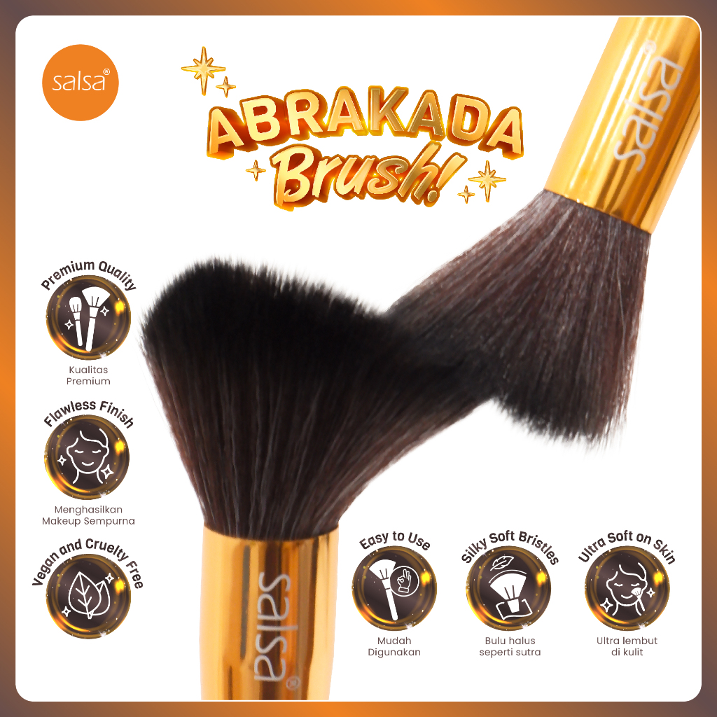 Salsa Abrakada Brush - 01 Powder Brush Salsa Abrakada Brush - 01 Powder Brush