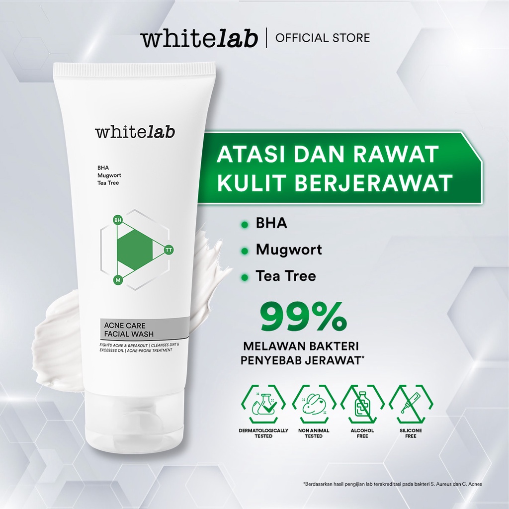 WHITELAB Acne Care Facial Wash 100gr WHITELAB Acne Care Facial Wash 100gr