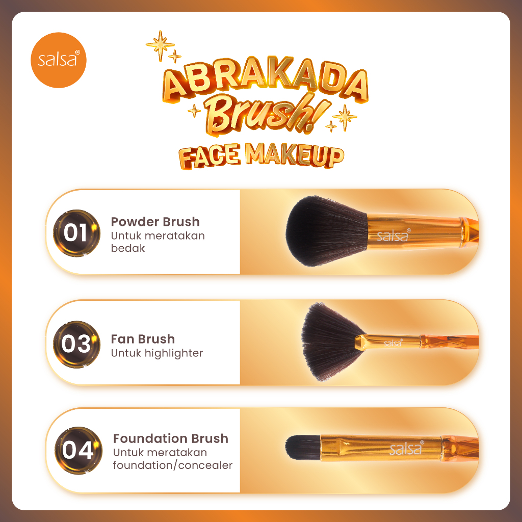 Salsa Abrakada Brush - 04 Small Angel + Extrass Brush