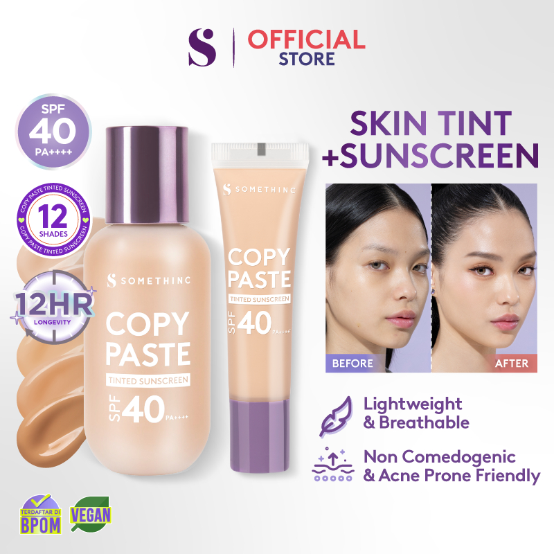 Somethinc Copy Paste Tinted Sunscreen SPF40 PA++++ 10ml MINI - N02 Charlotte