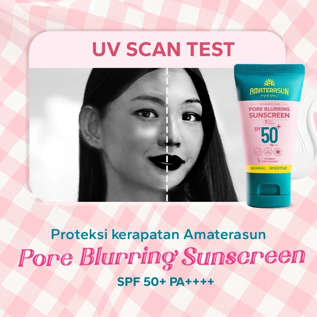 Amaterasun Pore Blurring Sunscreen SPF50+ PA++++ 30gr