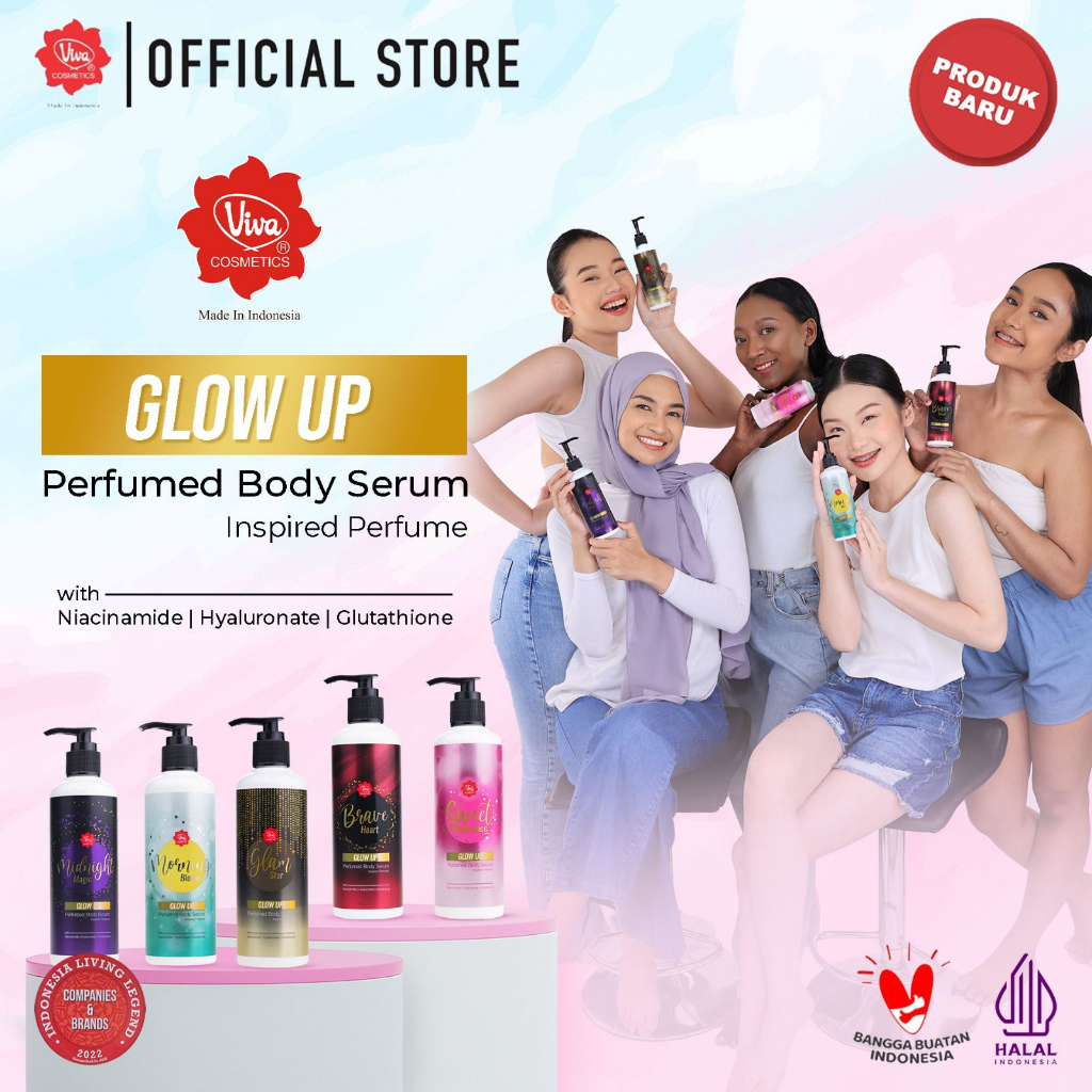 Viva Instant Brightening Perfumed Body Serum 230ml - Sweet Romance *