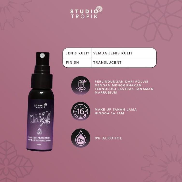 Studio Tropik Bb Size Dream Setter Pollution Protection + Make-up Setting Spray 30ml