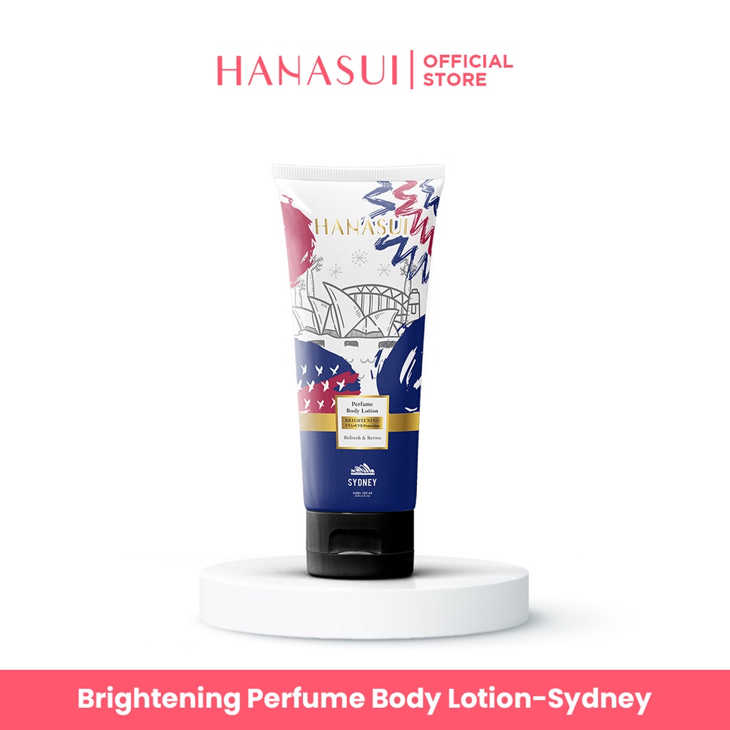 Hanasui Perfume Body Lotion 180ml - Sydney (Biru)