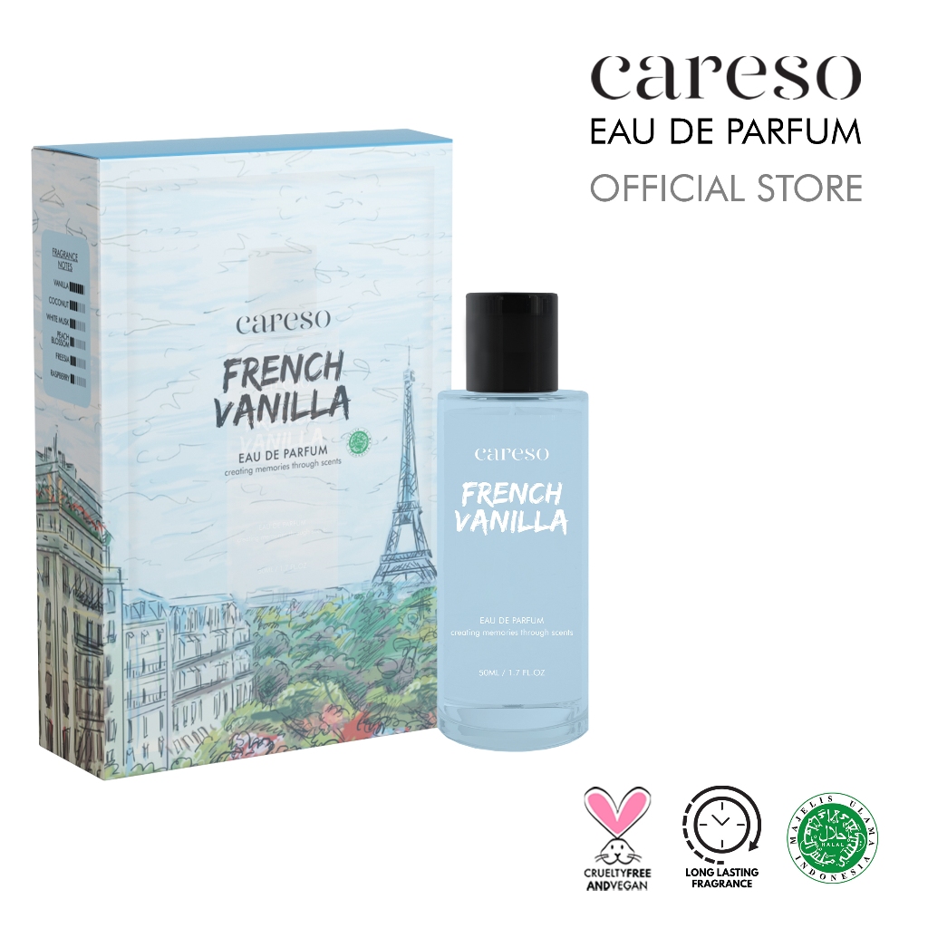 Careso Eau De Parfum 50ml - French Vanilla