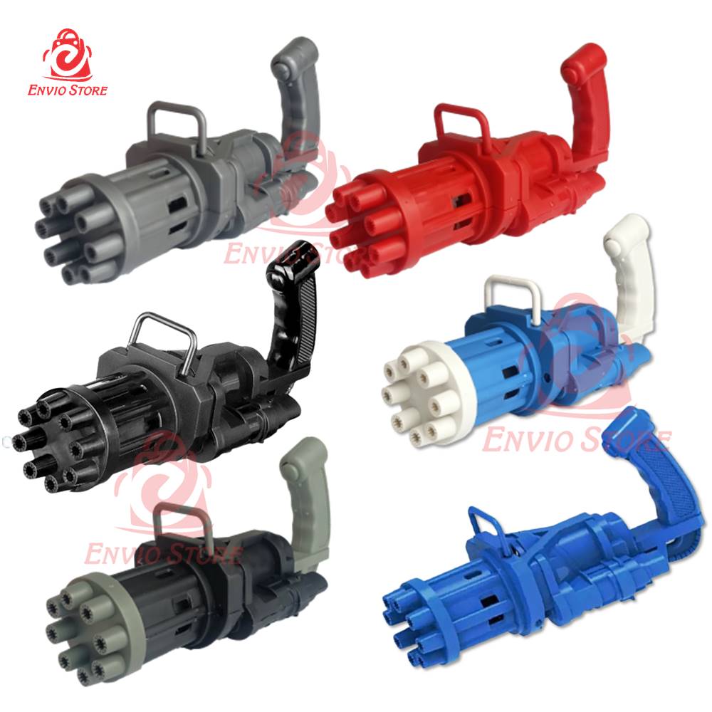 Pistol Bubble Gelembung Busa (Electric Gutling Gun Bubble Machine)