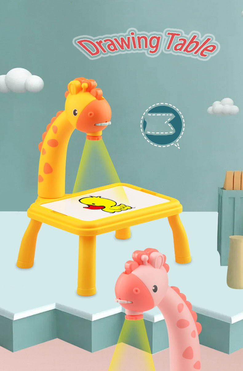 Meja Projector Painting MINI 13 x 18 x 26cm (Meja Belajar Proyektor Gambar Kreatif Anak)