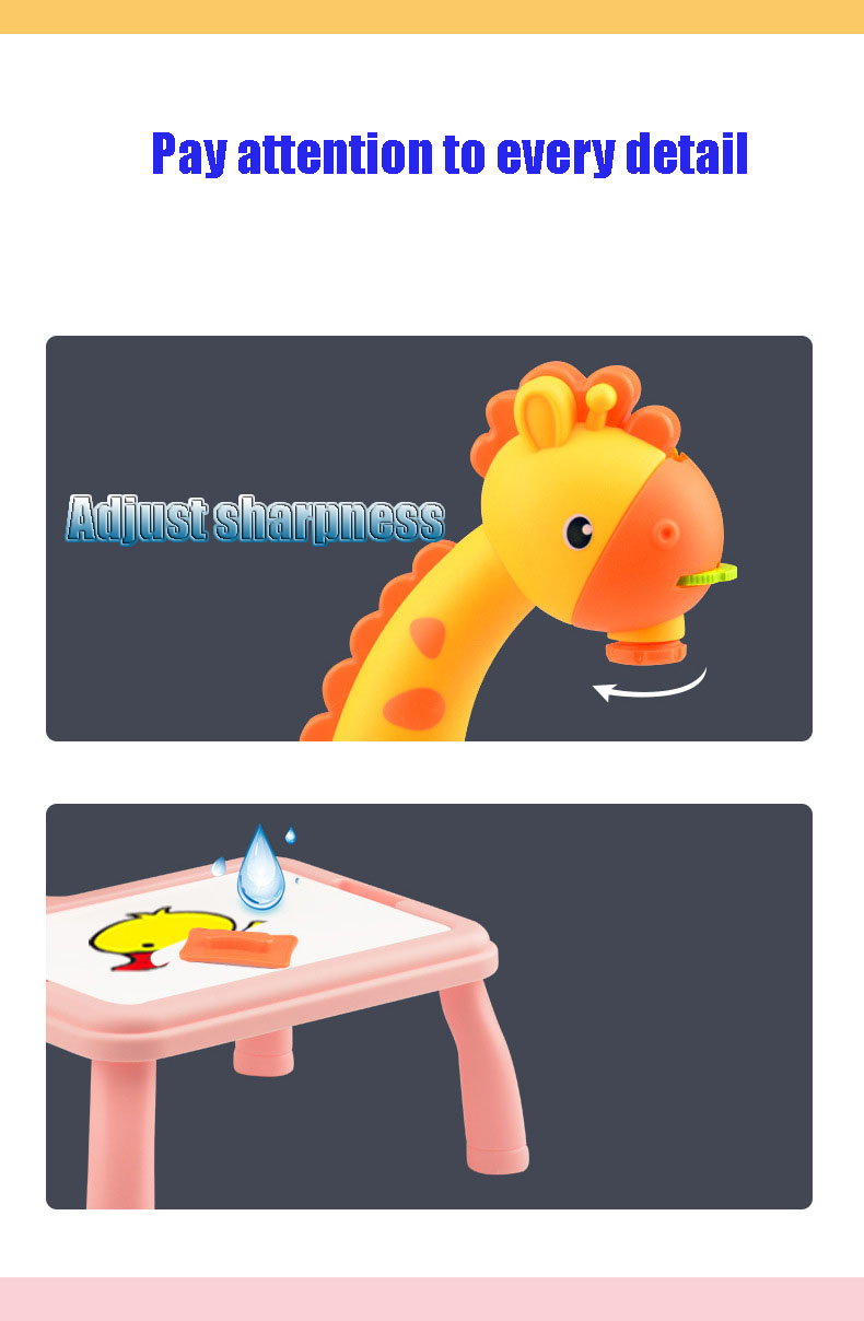 Meja Projector Painting MINI 13 x 18 x 26cm (Meja Belajar Proyektor Gambar Kreatif Anak)