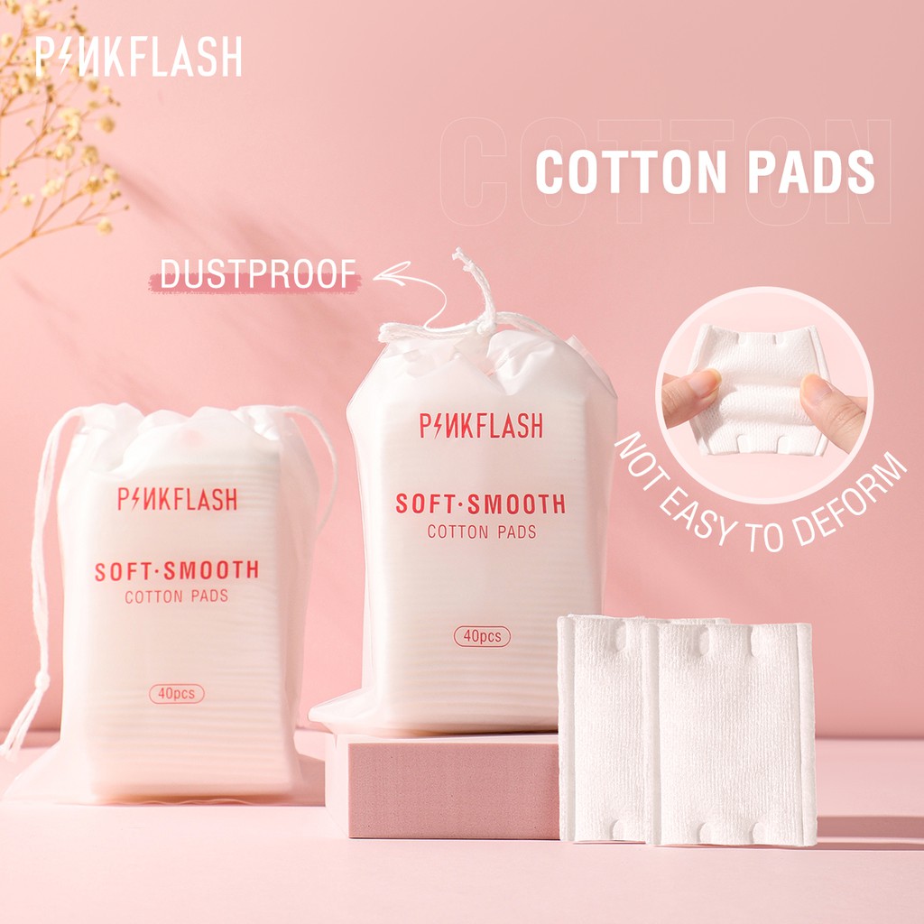 Pinkflash Soft Smooth Cotton Pad 40pcs