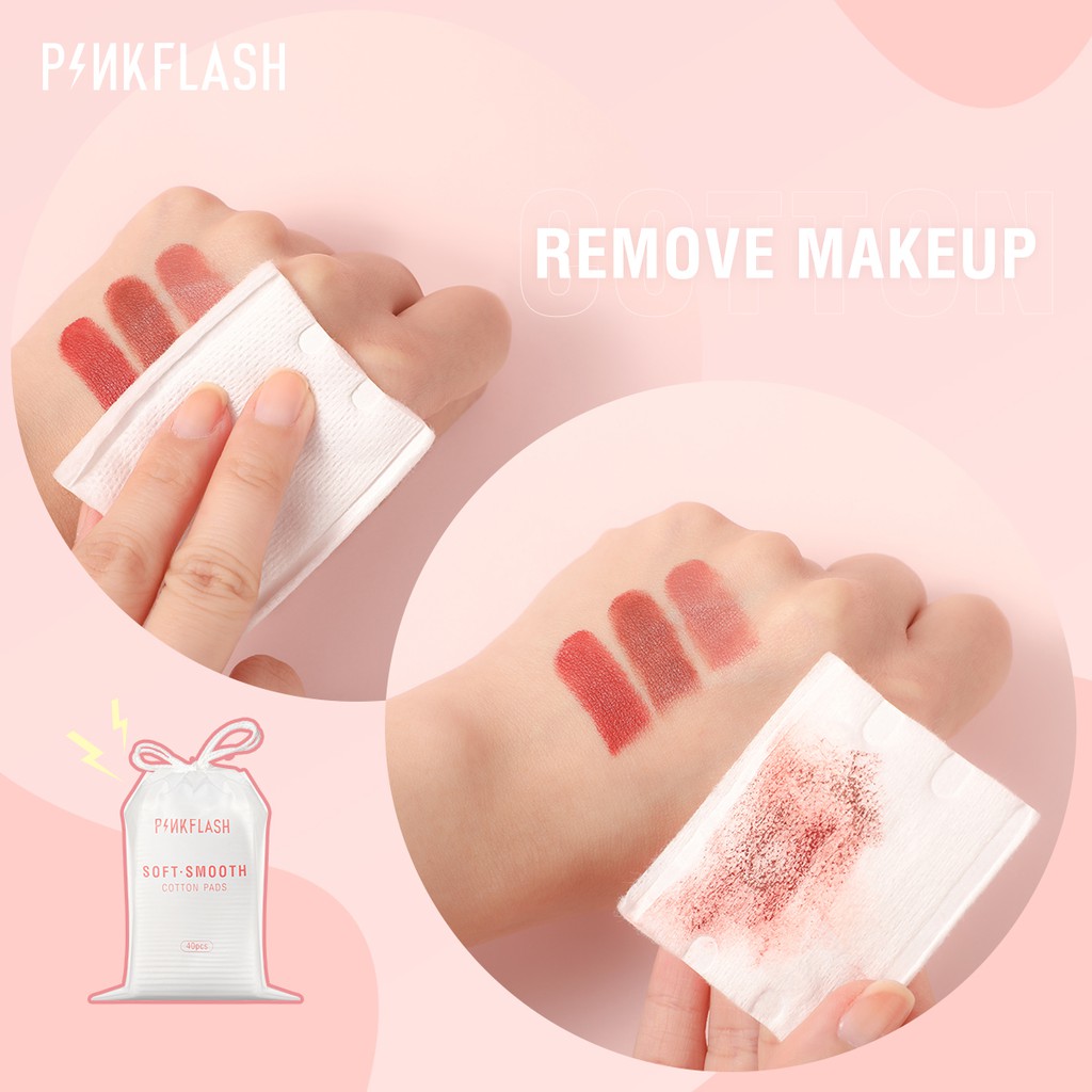 Pinkflash Soft Smooth Cotton Pad 40pcs