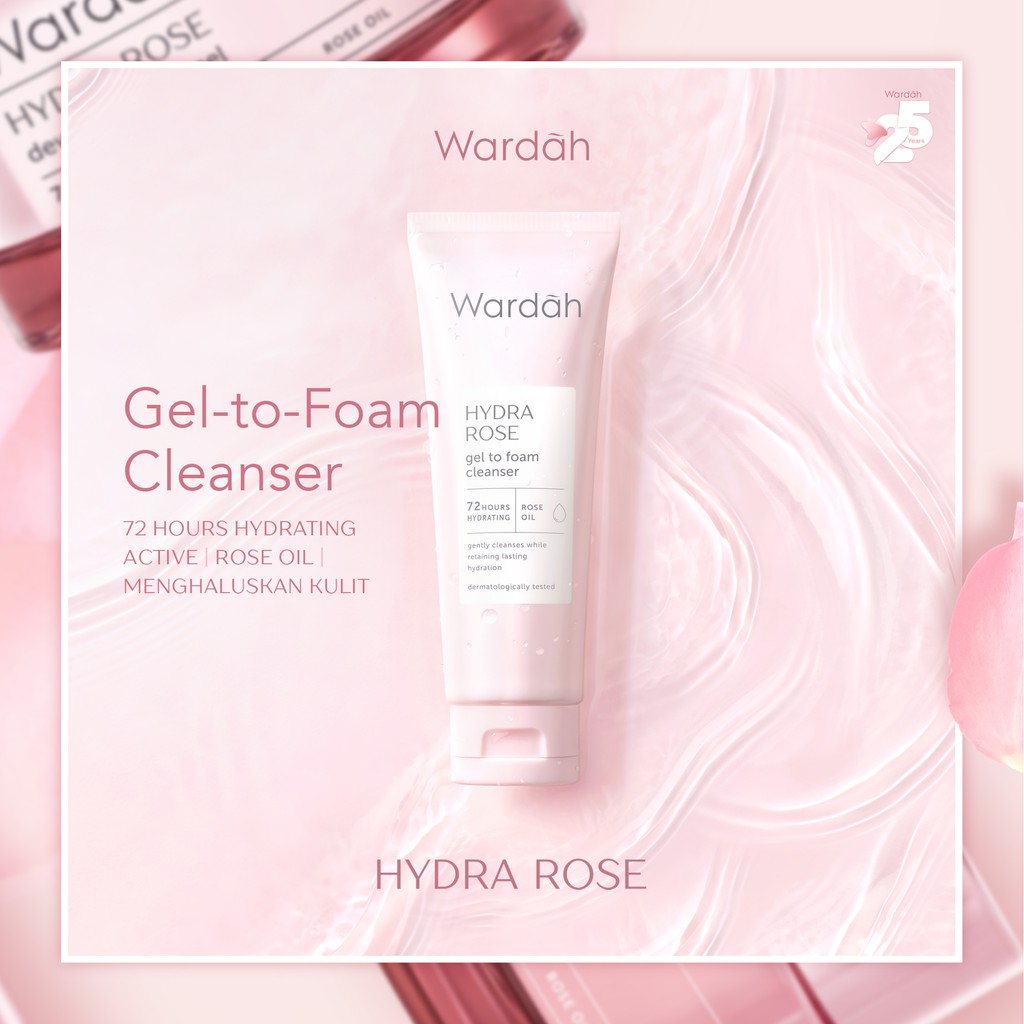 Wardah Hydra Rose Dewy Skin Starter Kit 3in1 (Facial Wash 20ml, Toner 30ml, Day Gel 8ml) * Wardah Hydra Rose Dewy Skin Starter Kit 3in1 (Facial Wash 20ml, Toner 30ml, Day Gel 8ml) *
