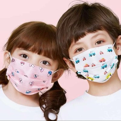 (Isi 50) Masker Earloop Karakter Anak 3ply - Disposable Mask