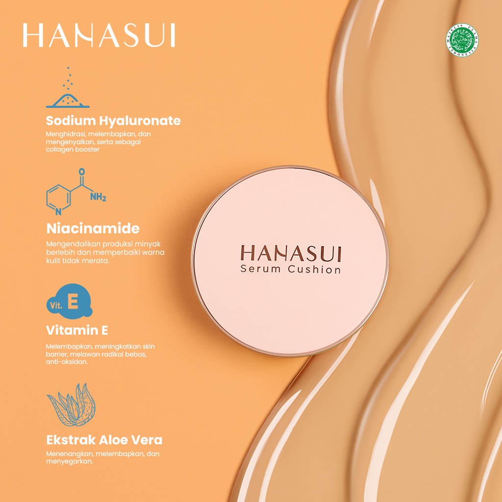 Hanasui Serum Cushion 15gr - 05 Fairy Pinkish