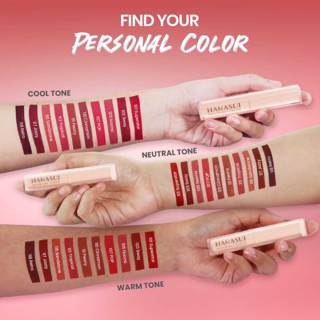 Hanasui Mattedorable Matte Lipstick 2gr - 113 Tropical