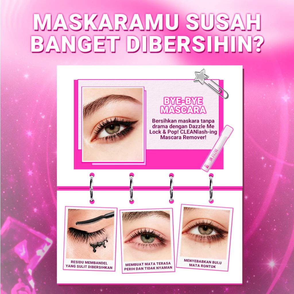 Dazzle Me Lock & Pop! Cleanlash-ing Mascara Remover 5gr