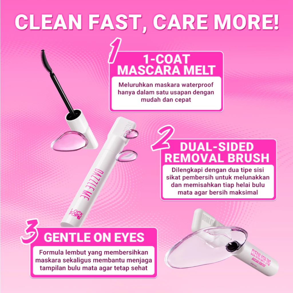 Dazzle Me Lock & Pop! Cleanlash-ing Mascara Remover 5gr
