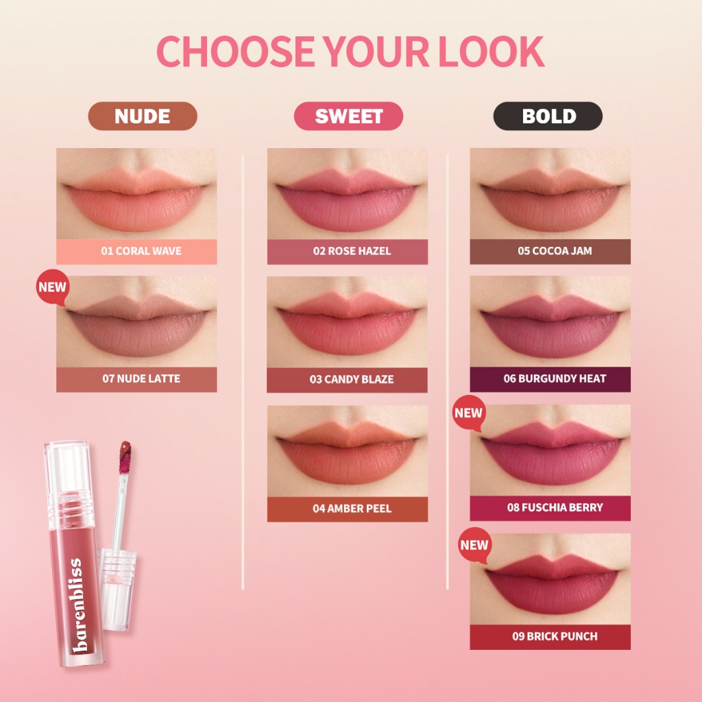 BNB Barenbliss Apple Makes Adorable Mousse Tint - 01 Coral Wave