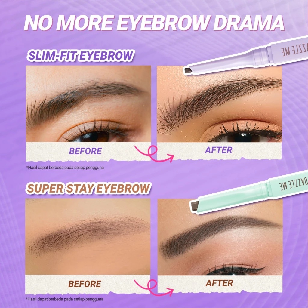 Dazzle Me Lock & Shape! Super Stay Eyebrow Pencil 0.4gr - Natural Gray