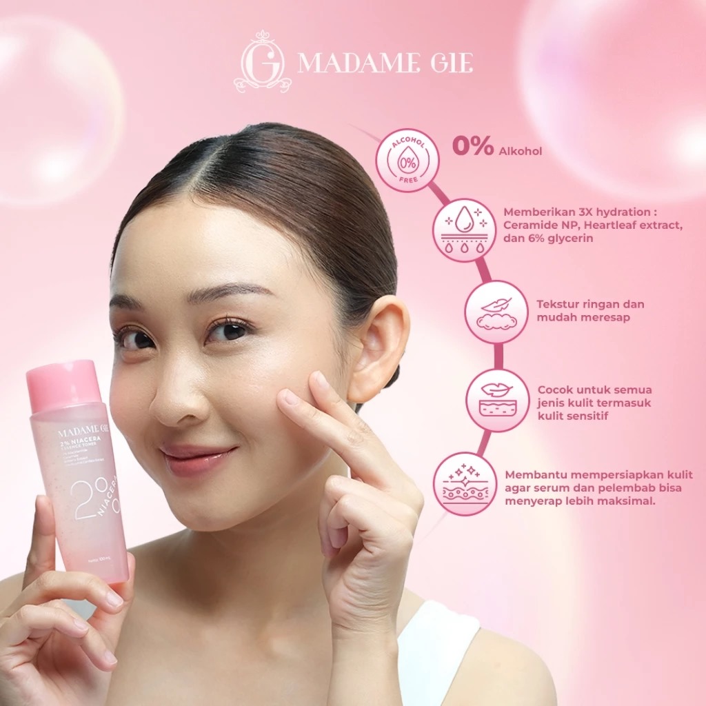 Madame Gie 2% Niacera Essence Toner 100ml