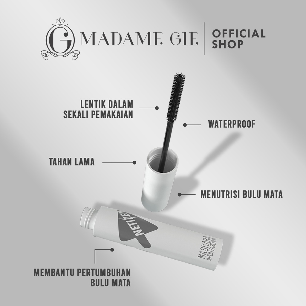 Madame Gie Netizen Mascara 3ml - 02 Clear Fibre