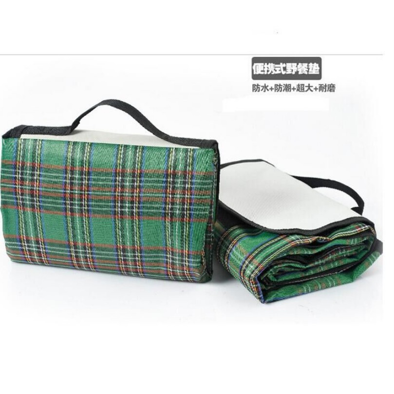 Tikar Lipat Microsatin (Matras Piknik) - HIJAU