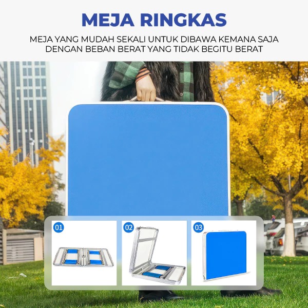 Meja Lipat Portable (Meja Serbaguna Model Koper) (G-6012)