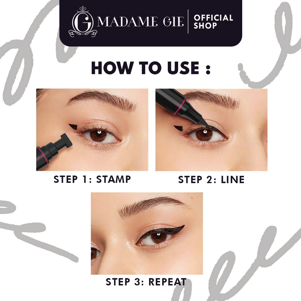Madame Gie Perfect Liner 2in1 Stamp Eyeliner 3gr