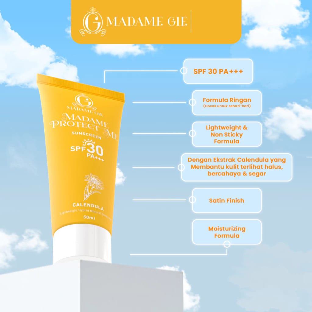 Madame Gie Protect Me Sunscreen SPF 30 PA+++ 50ml