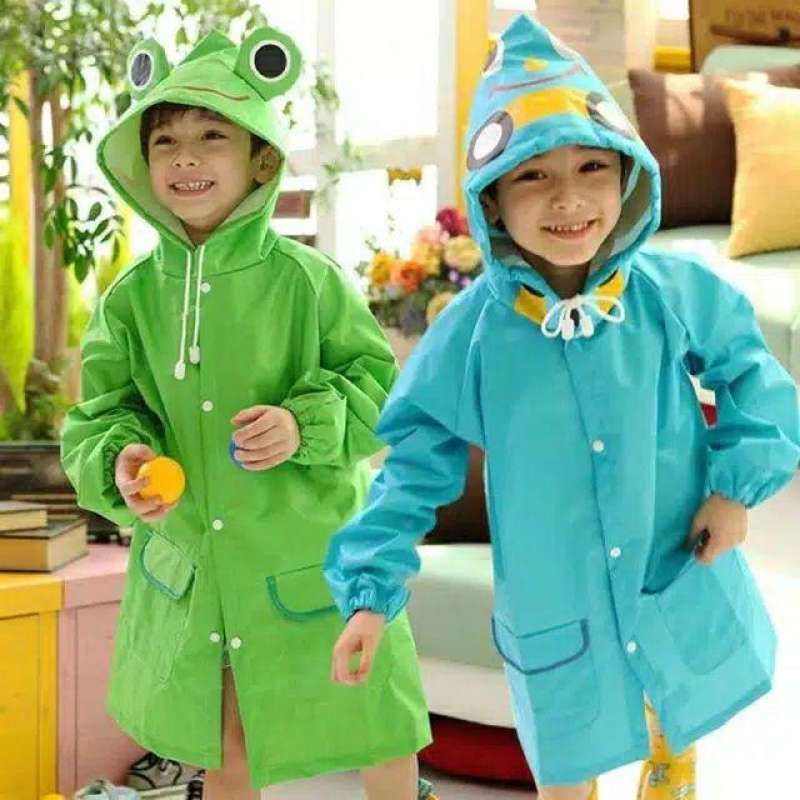 Jas Hujan Anak Motif - Funny Rain Coat Kids Size 90 - 130cm