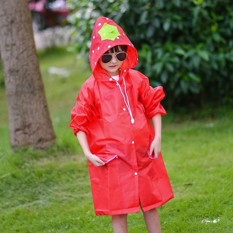 Jas Hujan Anak Motif - Funny Rain Coat Kids Size 90 - 130cm