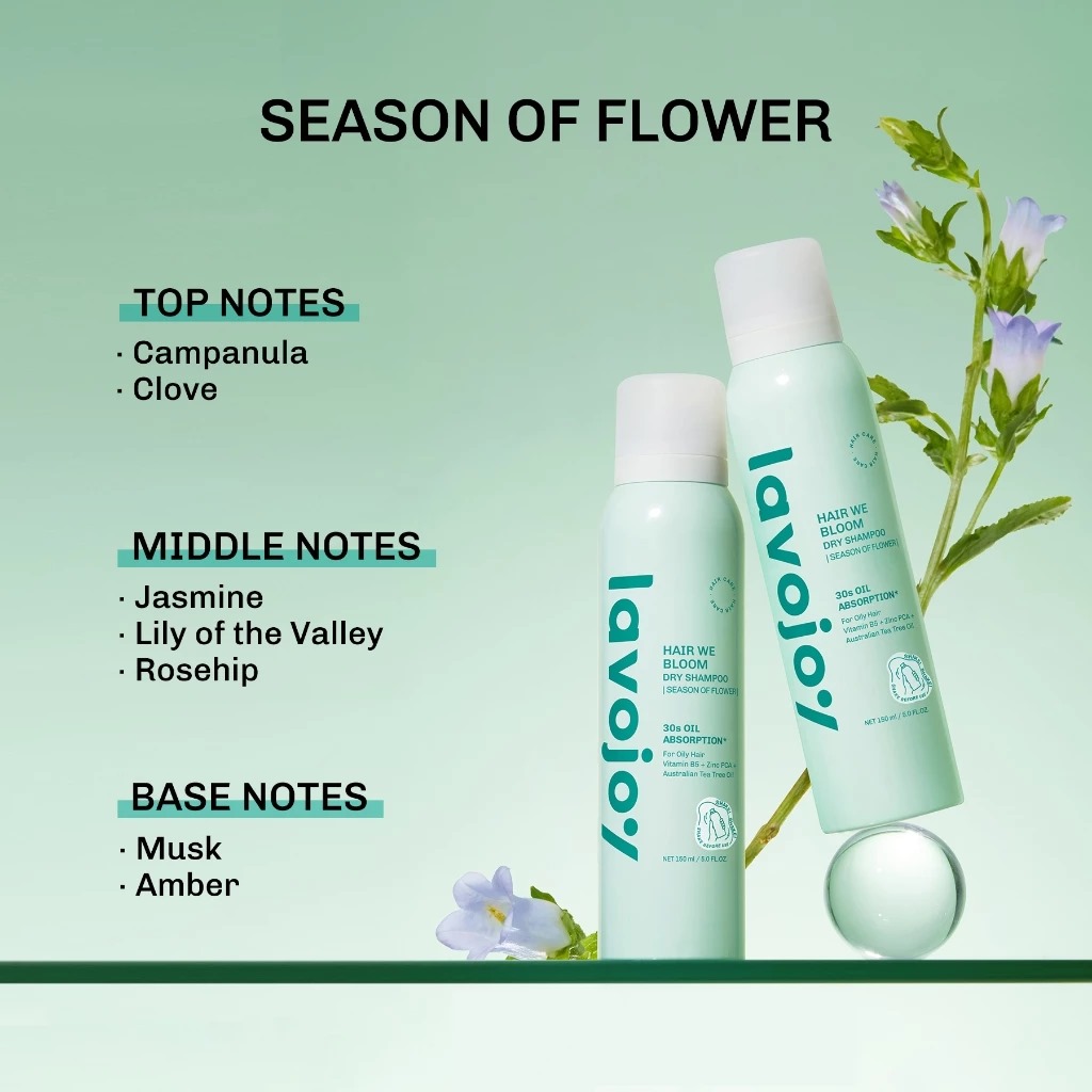 Lavojoy Hair We Bloom Dry Shampoo 150ml (Season Of Flower)