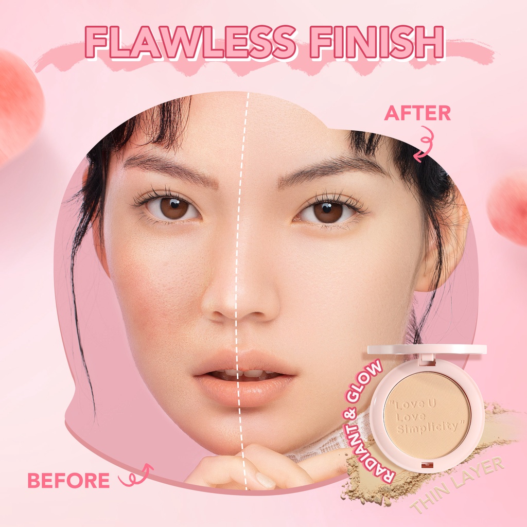 YOU Simplicity Flawless Compact Powder N407 Neutral Sand *