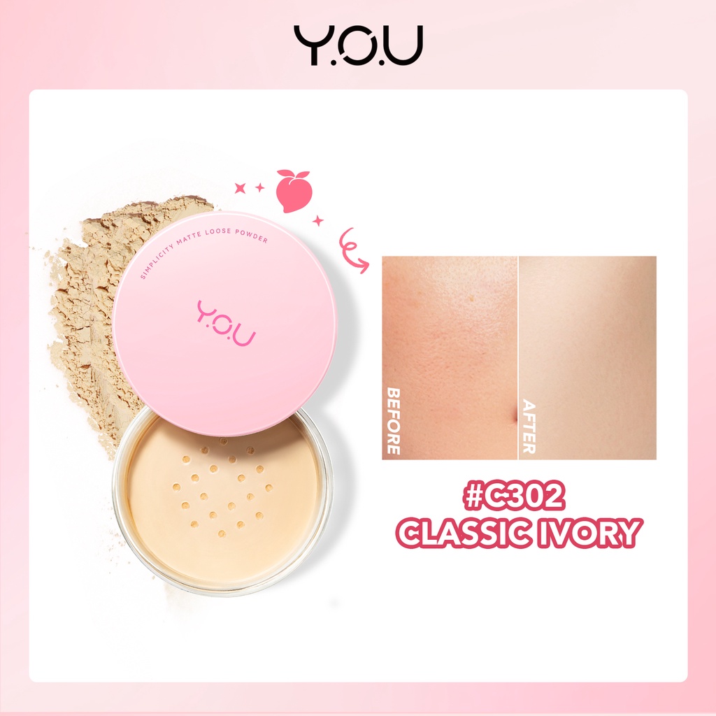 YOU Simplicity Matte Loose Powder C302 Classic Ivory