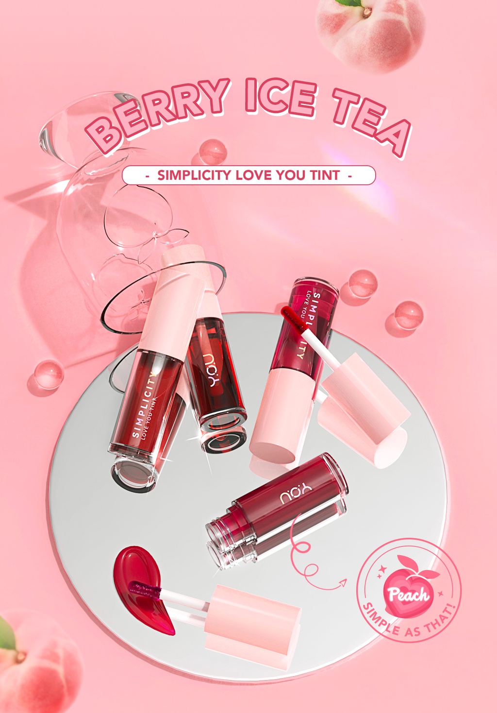 YOU Simplicity Love You Tint R999 Peachy Orange *