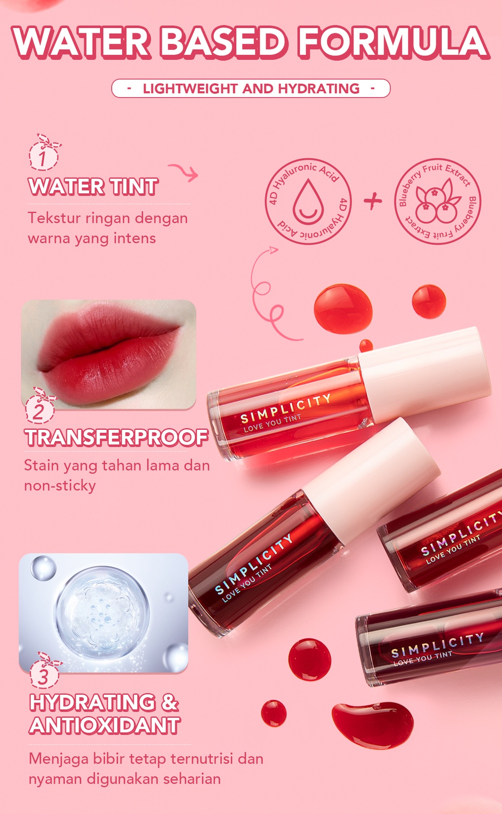 YOU Simplicity Love You Tint R999 Peachy Orange *