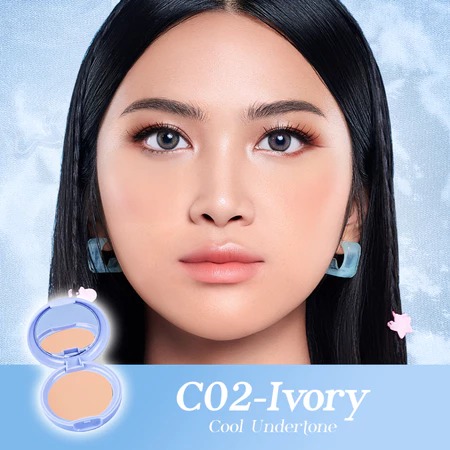 Pigeon Teens Everyday Compact Powder+UV Filter FULL SIZE 9gr - C02 Ivory