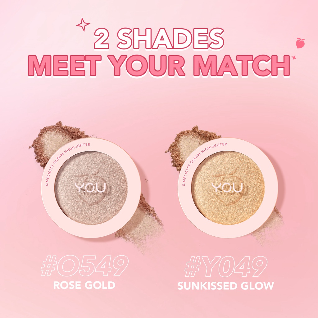YOU Simplicity Gleam Highlighter Y049 Sunkissed Glow
