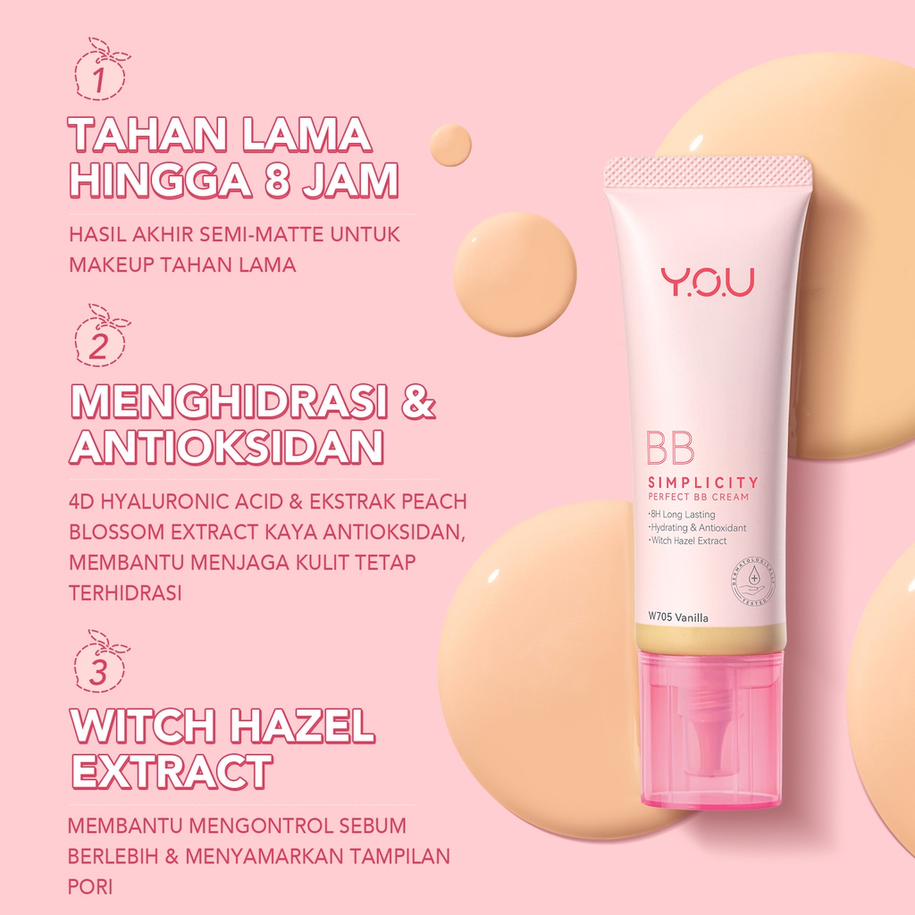 YOU Simplicity Perfect BB Cream N607 HONEY