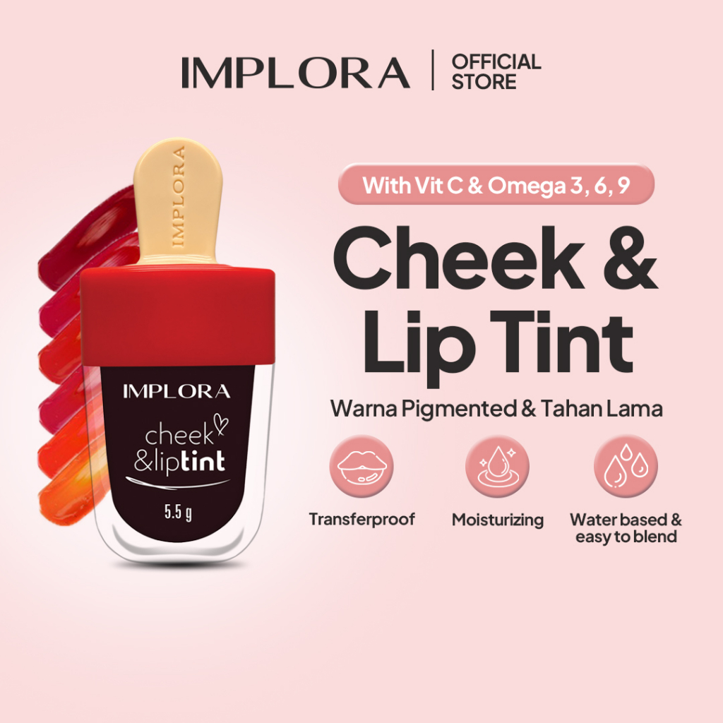 Implora Cheek & Liptint 04 Red Wine