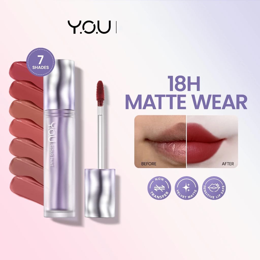 YOU Cloud Paint Matte Lasting Lip Cream 3gr - R565 Alert