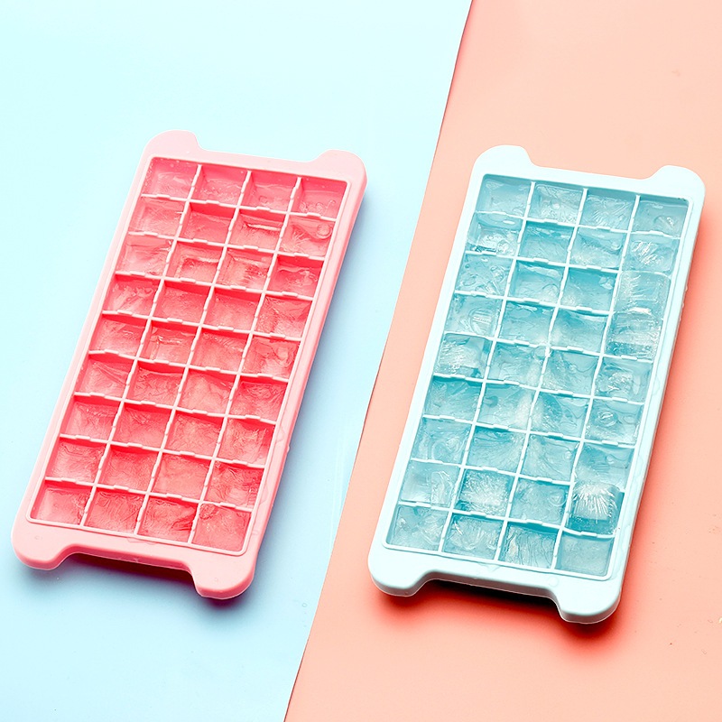 Cetakan Es Batu Silikon + Tutup Isi 36